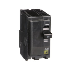 Square D™ QO220CP QO Circuit Breaker, 120/240 V AC, 20 A, 10 kA at 120/240 V AC Interrupt, 2 Poles, Thermal Magnetic Trip