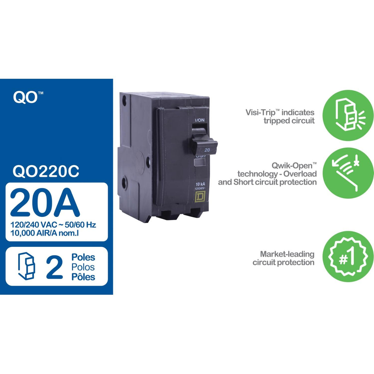 Qo - Circuit Breaker - 20 A