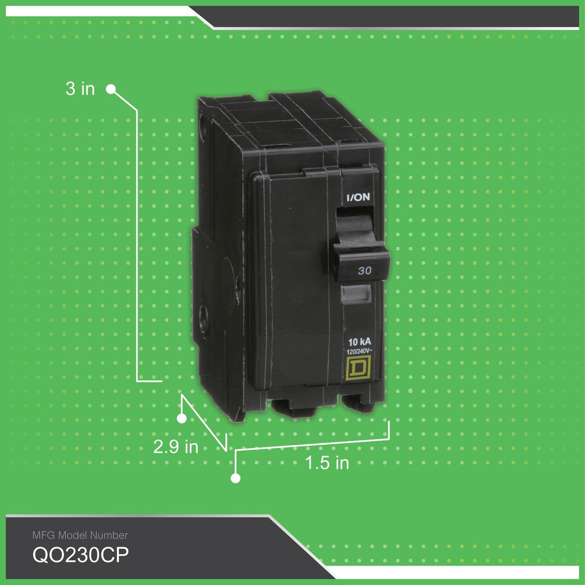 Qo - Circuit Breaker - Plug-in - 120/240 V AC