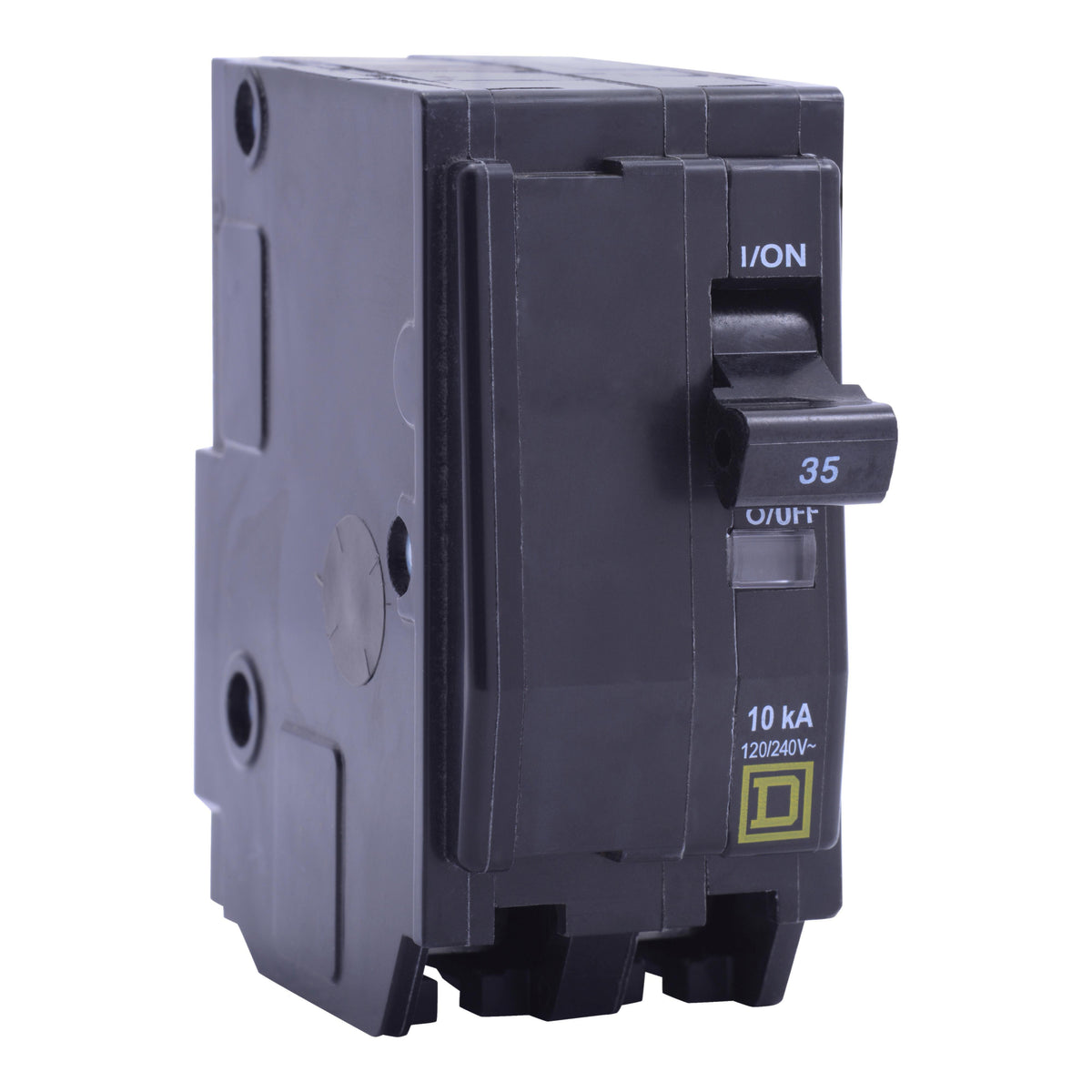 Square D™ QO235CP QO Circuit Breaker, 120/240 V AC, 35 A, 10 kA at 120/240 V AC Interrupt, 2 Poles, Thermal Magnetic Trip
