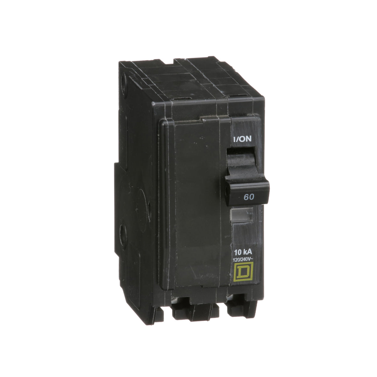 Square D™ QO260CP QO Circuit Breaker, 120/240 V AC, 60 A, 10 kA at 120/240 V AC Interrupt, 2 Poles, Thermal Magnetic Trip