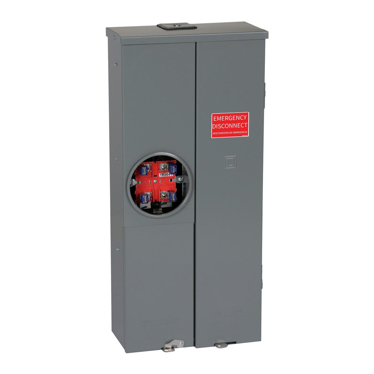Square D™ Homeline™ SC2040M200C All-In-One Ringed Meter Main, 120/240 V AC, 100/200 A