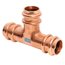 Streamline® RP04017 Press Fitting, Tee, 3/4 in Nominal, Press End Style, Copper