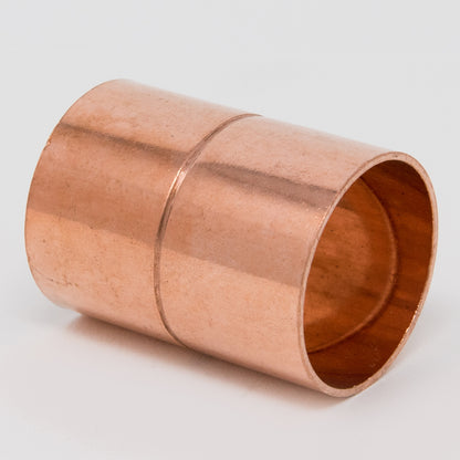 Rolled Stop Coupling - Copper - Solder