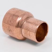 Streamline® W 01023 Reducing Coupling, Coupling, 1/2 x 3/8 in Nominal, Solder End Style, Wrot Copper, Domestic