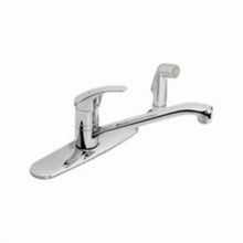 Symmons® S-23 Kitchen Faucet, Origins®, 2.2 gpm Flow Rate, 8 in Center, Swivel Spout, Polished Chrome, 1 Handles