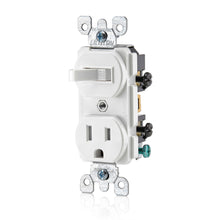 TOGGLE/OUTLET COMBO WH