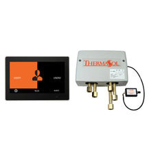THERMASOL® DSPU-TT10-WHT Digital Smart Shower Kit With Upgraded Trim, 110 V AC 0.5 A Input/15 V DC 3 A Output, LCD Display, 10 in Display