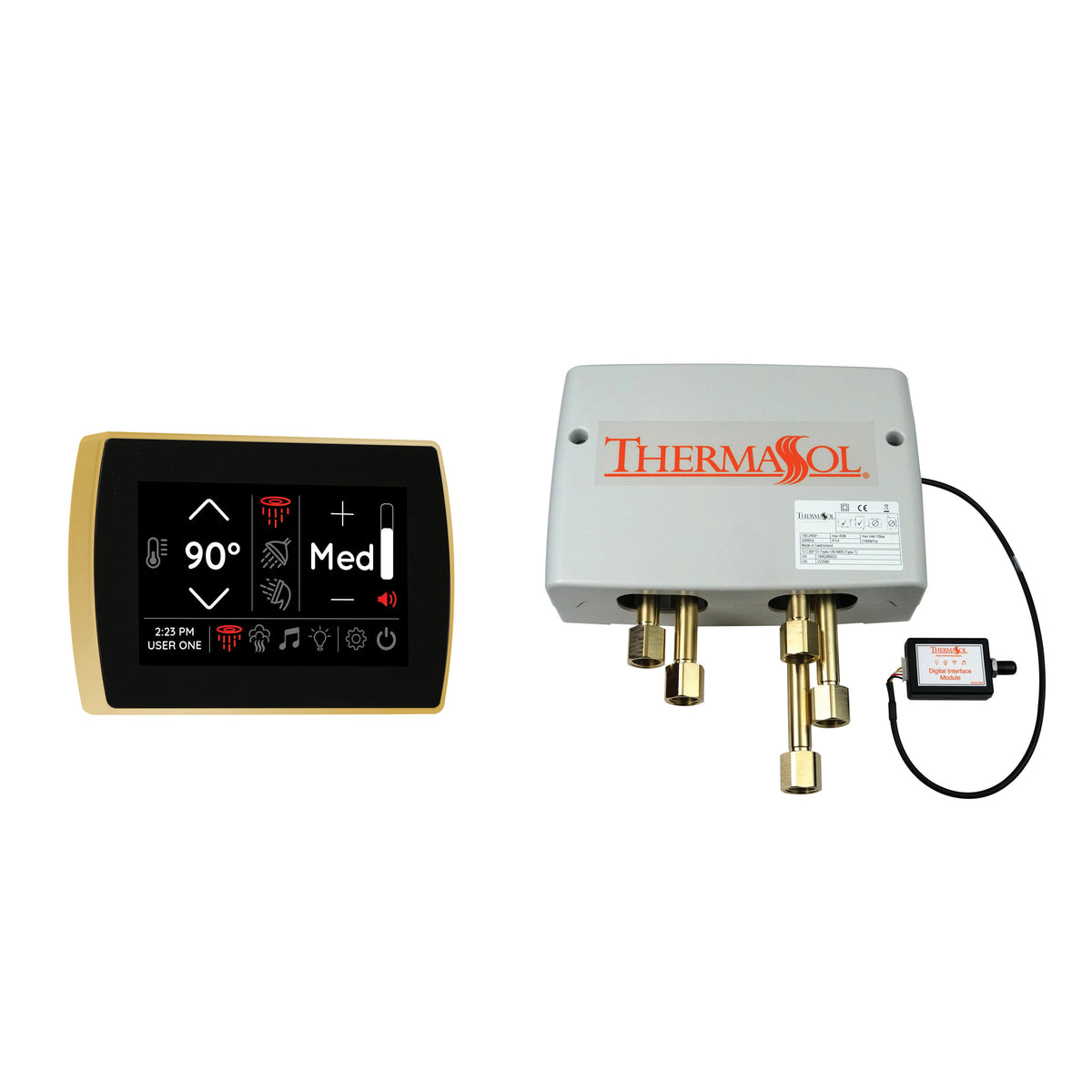 Digital Shower Package - 5" Display - LCD Display