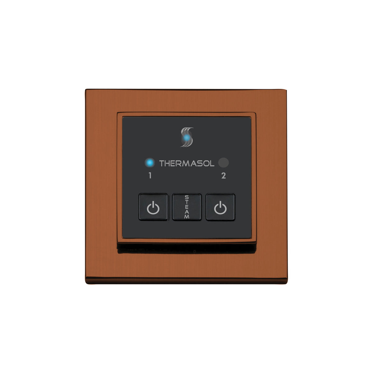 Easy Start - Modern Steam Shower Control Unit - Square Panel