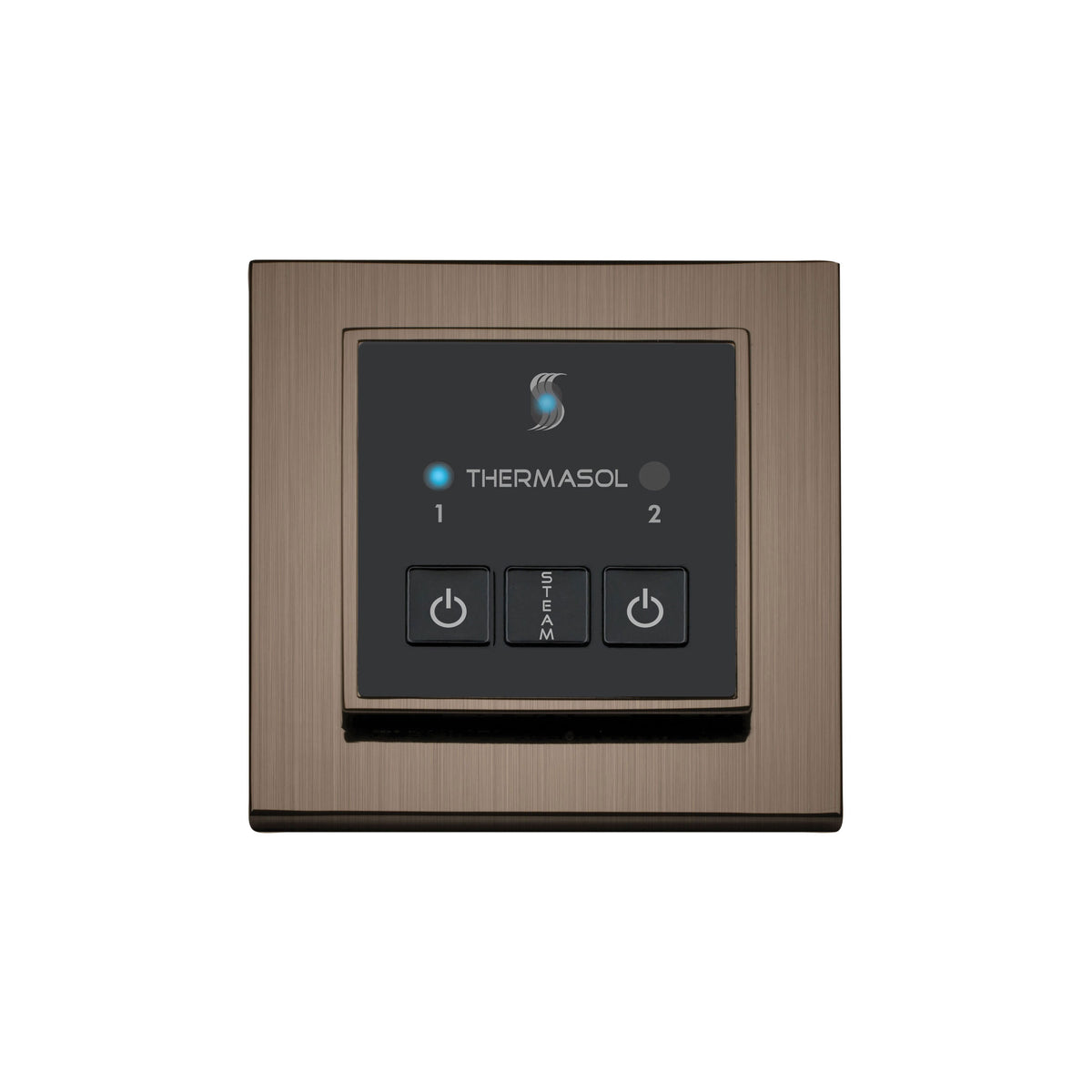 Easy Start - Modern Steam Shower Control Unit - Square Panel