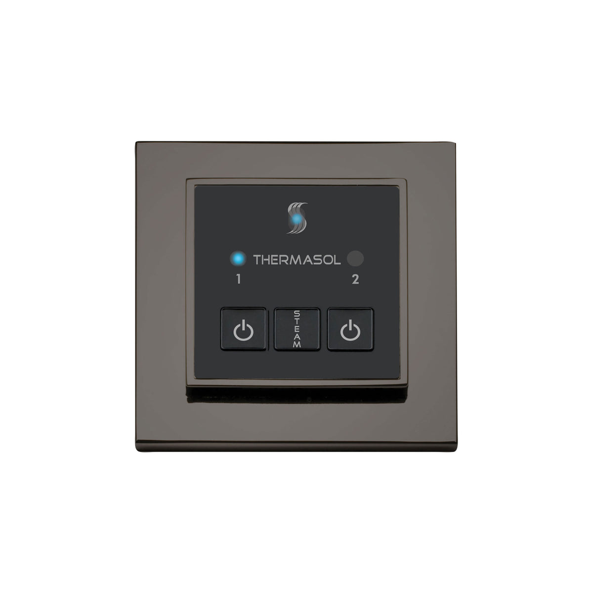 Easy Start - Modern Steam Shower Control Unit - Square Panel