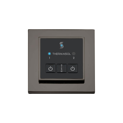 Easy Start - Modern Steam Shower Control Unit - Square Panel
