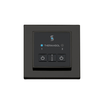 Easy Start - Modern Steam Shower Control Unit - Square Panel