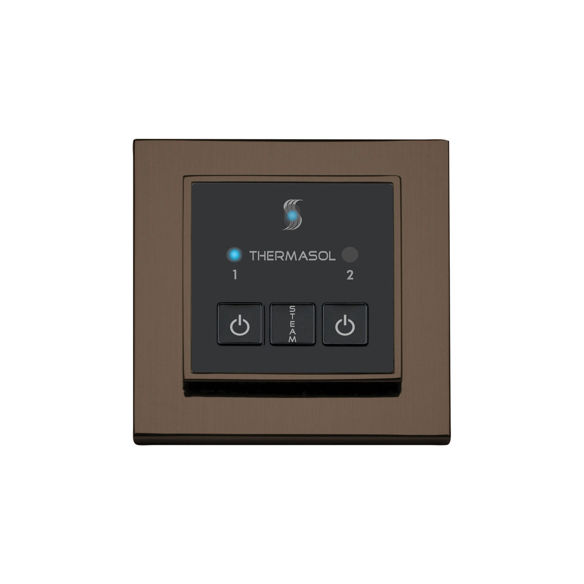 Easy Start - Modern Steam Shower Control Unit - Square Panel