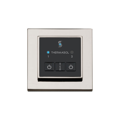 Easy Start - Modern Steam Shower Control Unit - Square Panel