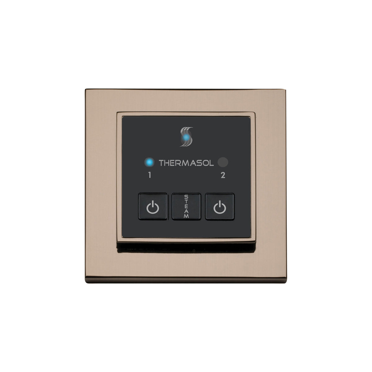 Easy Start - Modern Steam Shower Control Unit - Square Panel