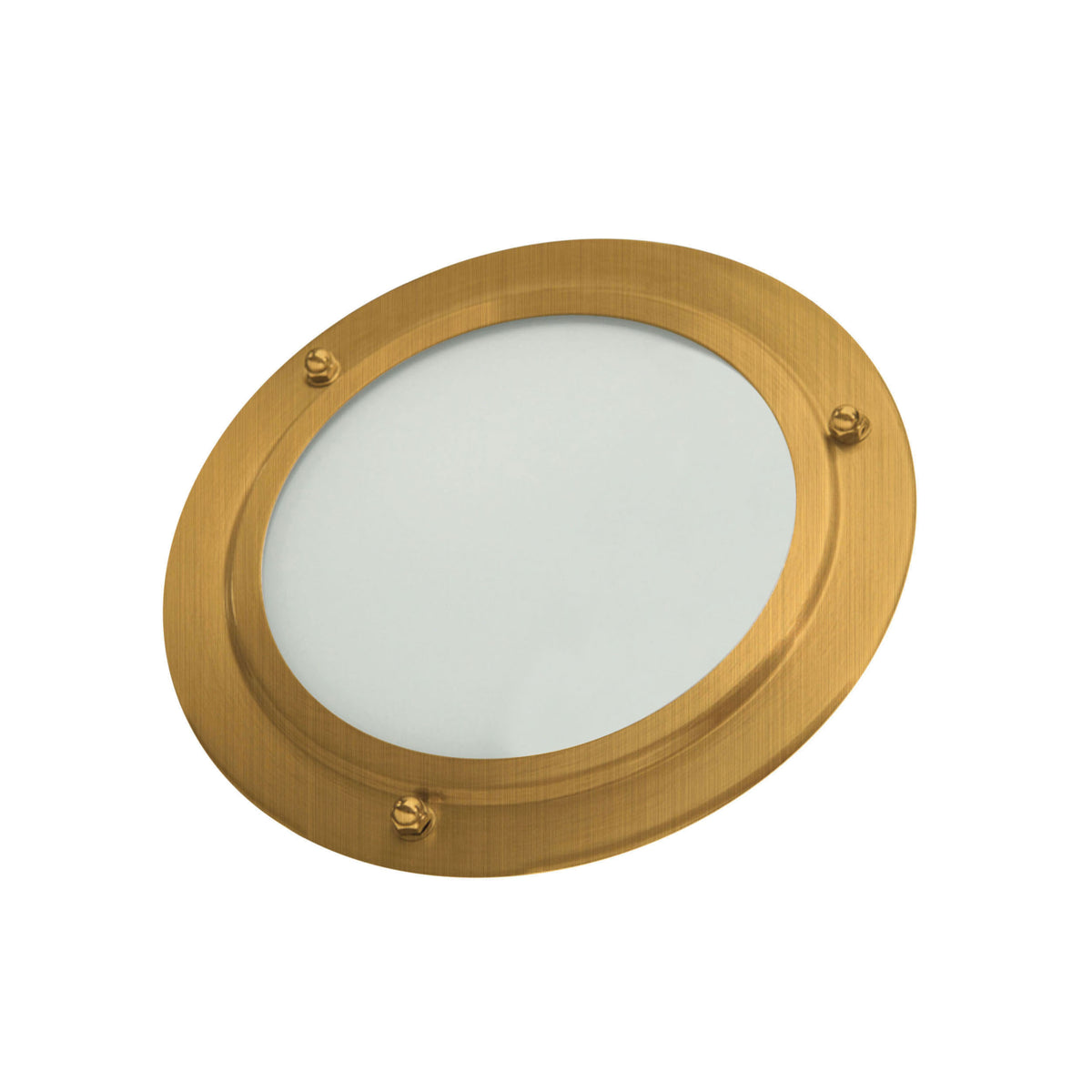 THERMASOL® Dimmable Shower Light With Plated Bezel, For Use With Steam Rooms, LED Light, 120 V, 8 W, 60 Hz, 450 Lumens, Tempered Glassens