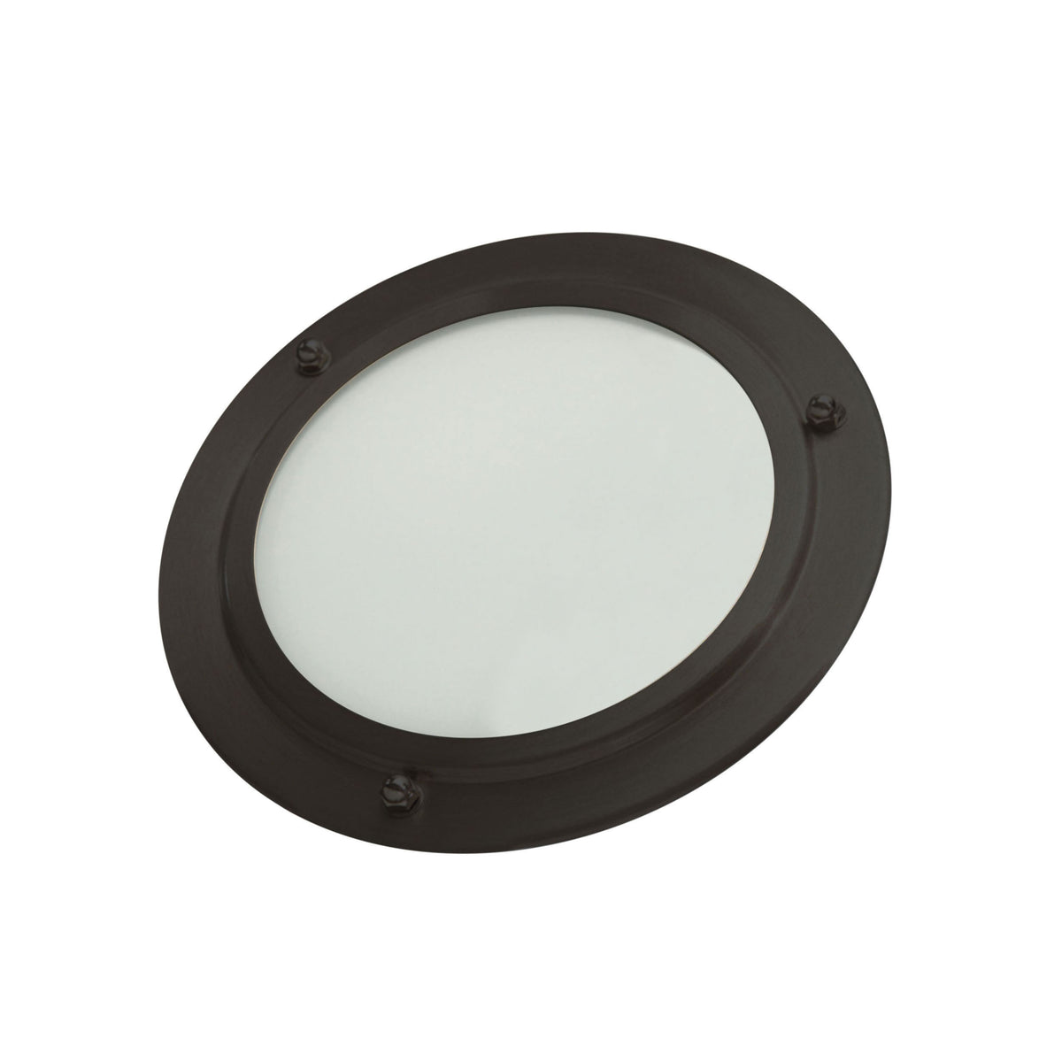 THERMASOL® Dimmable Shower Light With Plated Bezel, For Use With Steam Rooms, LED Light, 120 V, 8 W, 60 Hz, 450 Lumens, Tempered Glassens