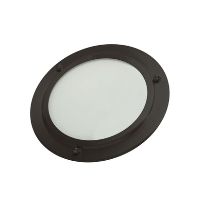 THERMASOL® Dimmable Shower Light With Plated Bezel, For Use With Steam Rooms, LED Light, 120 V, 8 W, 60 Hz, 450 Lumens, Tempered Glassens