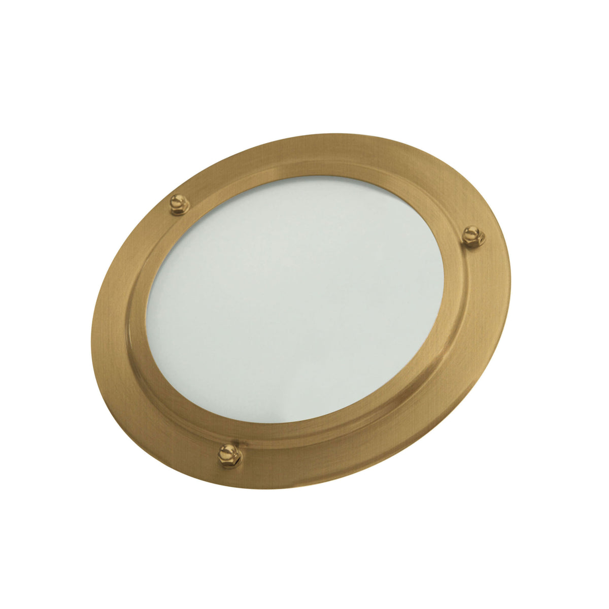 THERMASOL® Dimmable Shower Light With Plated Bezel, For Use With Steam Rooms, LED Light, 120 V, 8 W, 60 Hz, 450 Lumens, Tempered Glassens