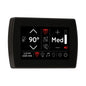 THERMASOL® STCM-MB Signatouch Series Single Touch Shower Control, Capacitive Touch Screen Panel, Matte Black, For Use With Smart Steam, Fast Start, Auto PowerFlush, Light and Sound System