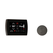 THERMASOL® STCM-SVRD-BN Signatouch Series Single Touch Shower Control, Capacitive Touch Screen Panel, Black Nickel, For Use With Smart Steam, Fast Start, Auto PowerFlush, Light and Sound System