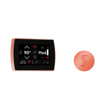 THERMASOL® STCM-SVRD-COP Signatouch Series Single Touch Shower Control, Capacitive Touch Screen Panel, Copper, For Use With Smart Steam, Fast Start, Auto PowerFlush, Light and Sound System