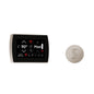 THERMASOL® STCM-SVRD-PN Signatouch Series Single Touch Shower Control, Capacitive Touch Screen Panel, Polished Nickel, For Use With Smart Steam, Fast Start, Auto PowerFlush, Light and Sound System