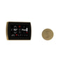 THERMASOL® STCM-SVRD-SB Signatouch Series Single Touch Shower Control, Capacitive Touch Screen Panel, Satin Brass, For Use With Smart Steam, Fast Start, Auto PowerFlush, Light and Sound System