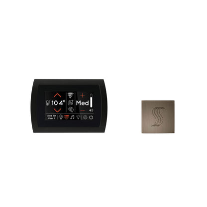 Signatouch Series - Modern Steam Shower Kit with Square Trim