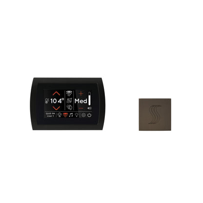 Signatouch Series - Modern Steam Shower Kit with Square Trim
