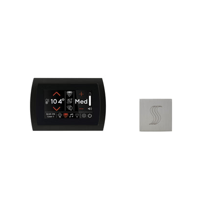 Signatouch Series - Modern Steam Shower Kit with Square Trim