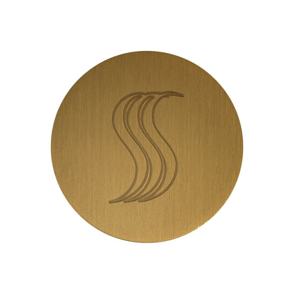 THERMASOL® SteamVection Contemporary Round Steam Shower Head, 1-3/4 in Dia, NPT Connection, Brass, Domestic