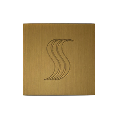 THERMASOL® SteamVection Modern Square Steam Shower Head, 1-3/4 in H x 1-3/4 in W, NPT Connection, Brass, Domestic