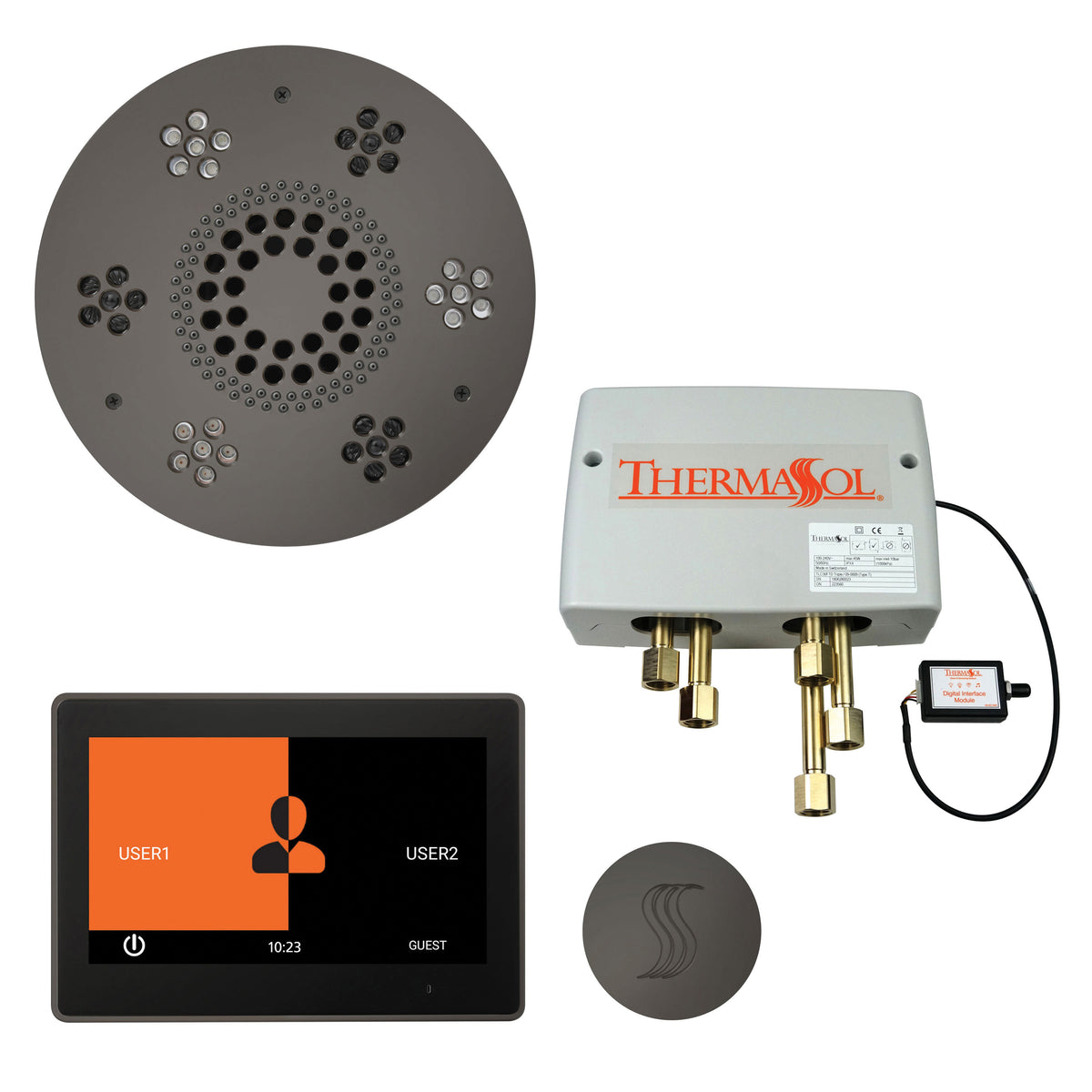 Wellness - Steam Shower Package - Ceiling Mount