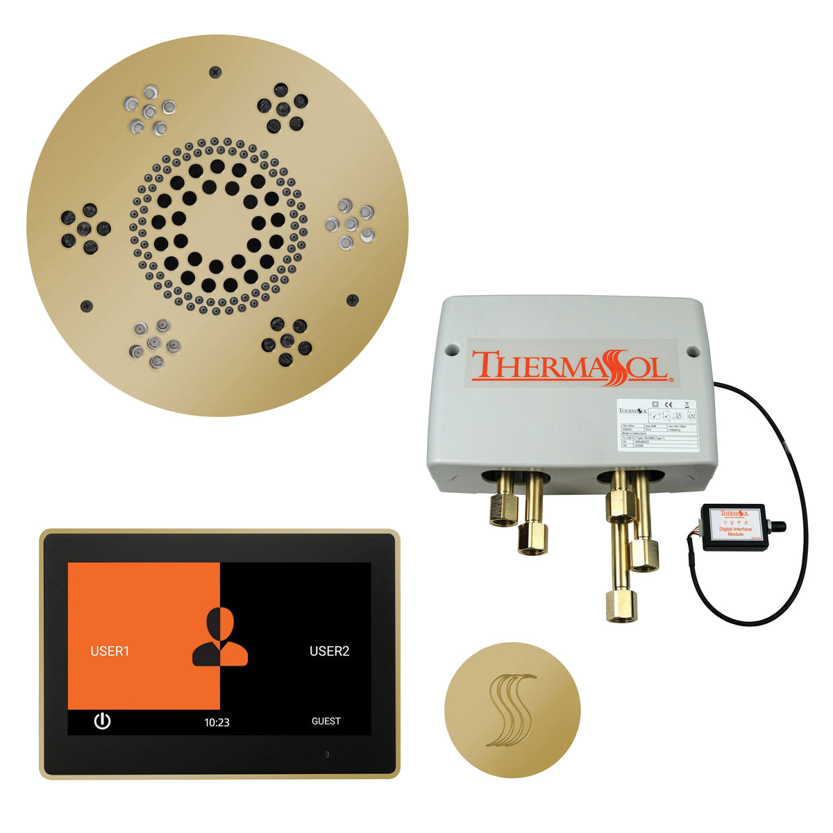 Wellness - Steam Shower Package - Ceiling Mount
