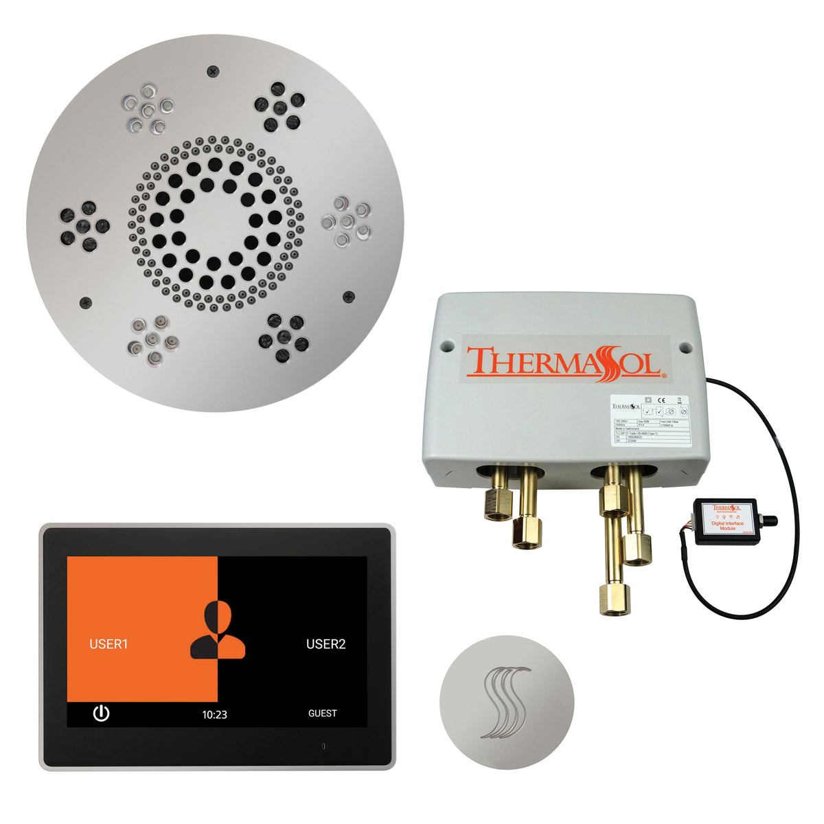 Wellness - Steam Shower Package - Ceiling Mount