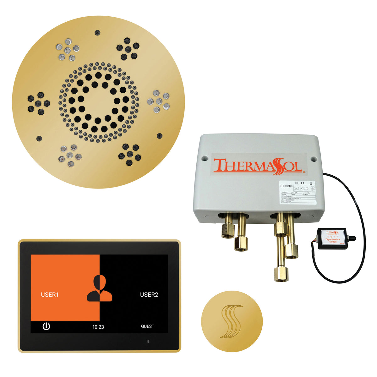 Wellness - Steam Shower Package - Ceiling Mount