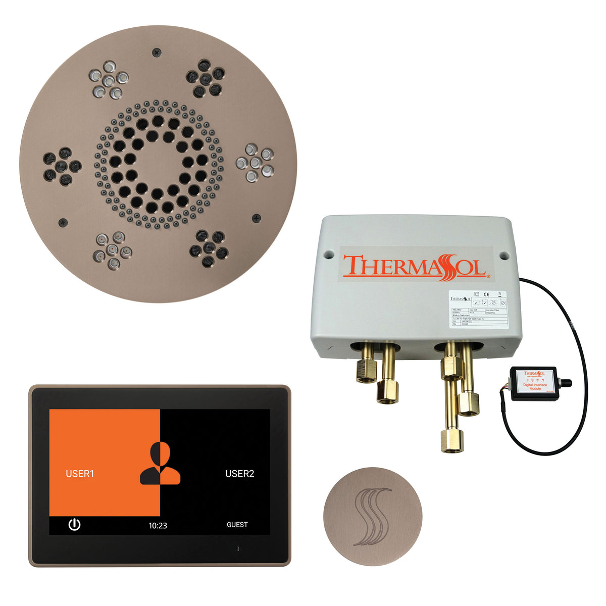 Wellness - Steam Shower Package - Ceiling Mount