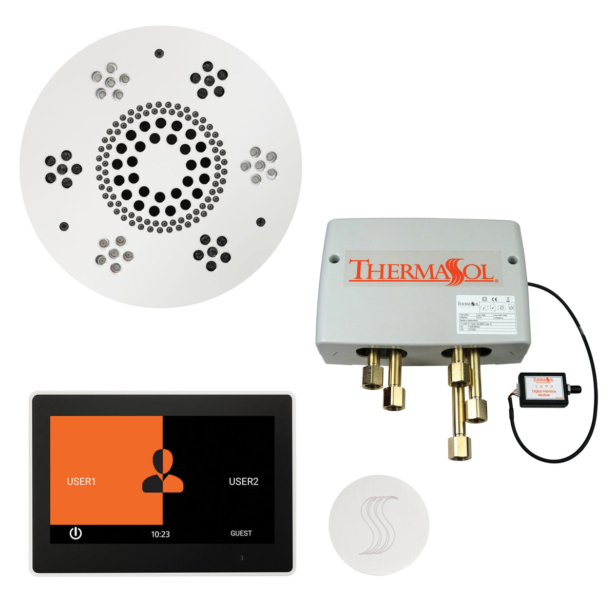 Wellness - Steam Shower Package - Ceiling Mount
