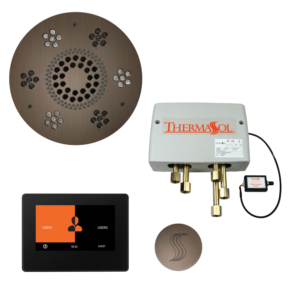 Wellness - Steam Shower Package with Round Trim