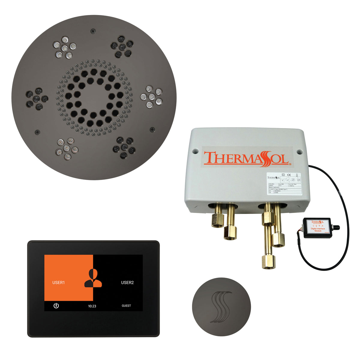 Wellness - Steam Shower Package with Round Trim