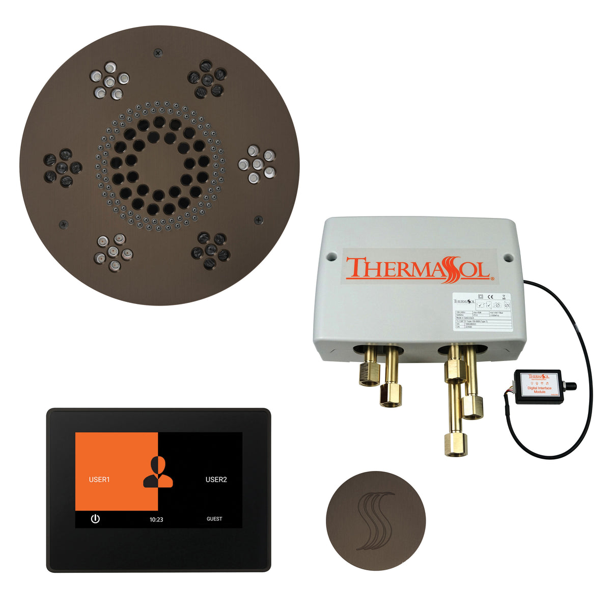 Wellness - Steam Shower Package with Round Trim