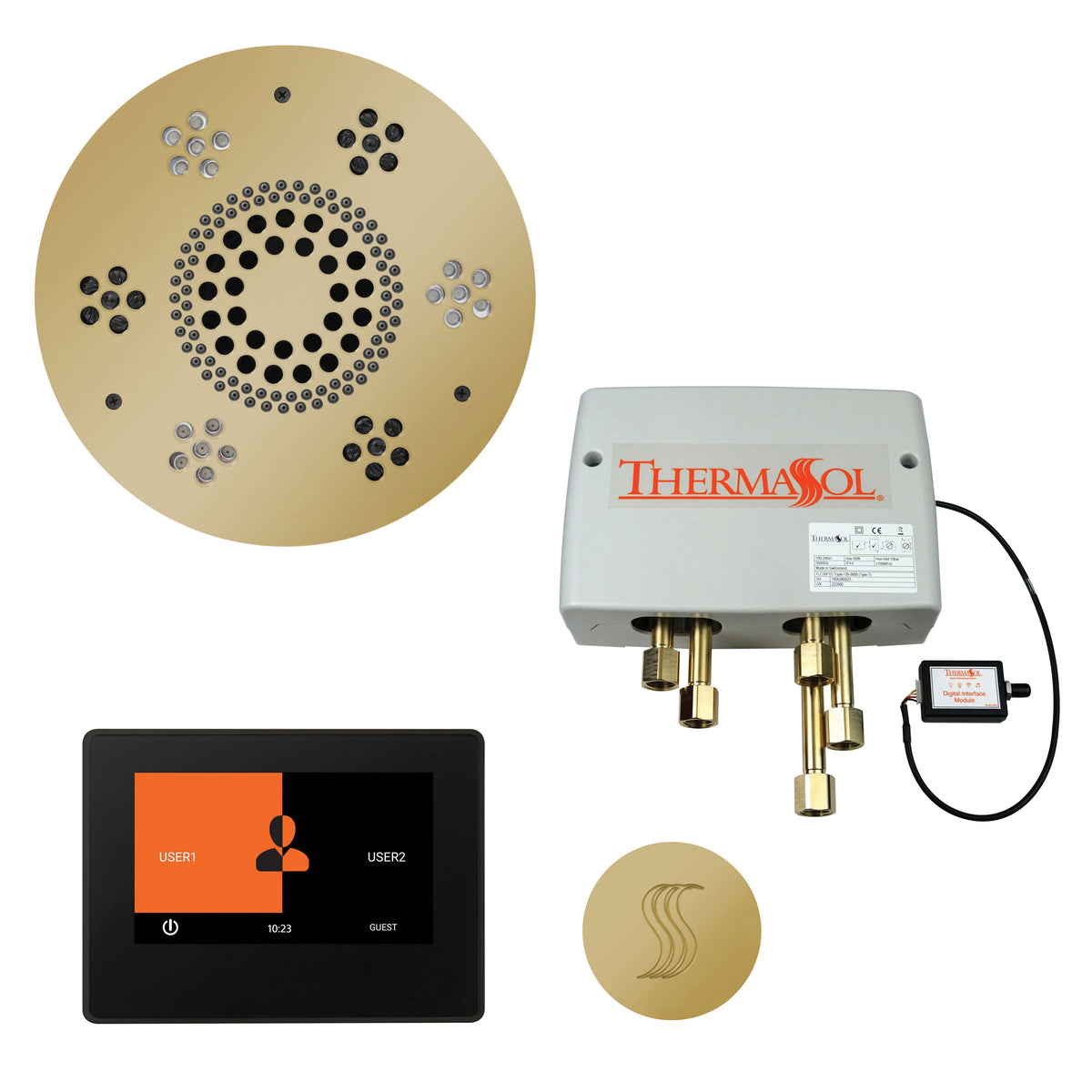 Wellness - Steam Shower Package with Round Trim