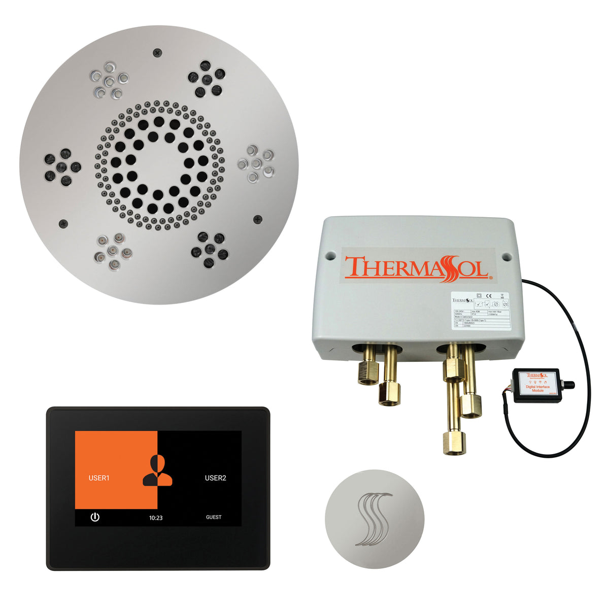 Wellness - Steam Shower Package with Round Trim