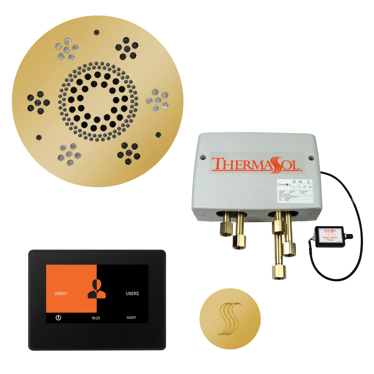 Wellness - Steam Shower Package with Round Trim