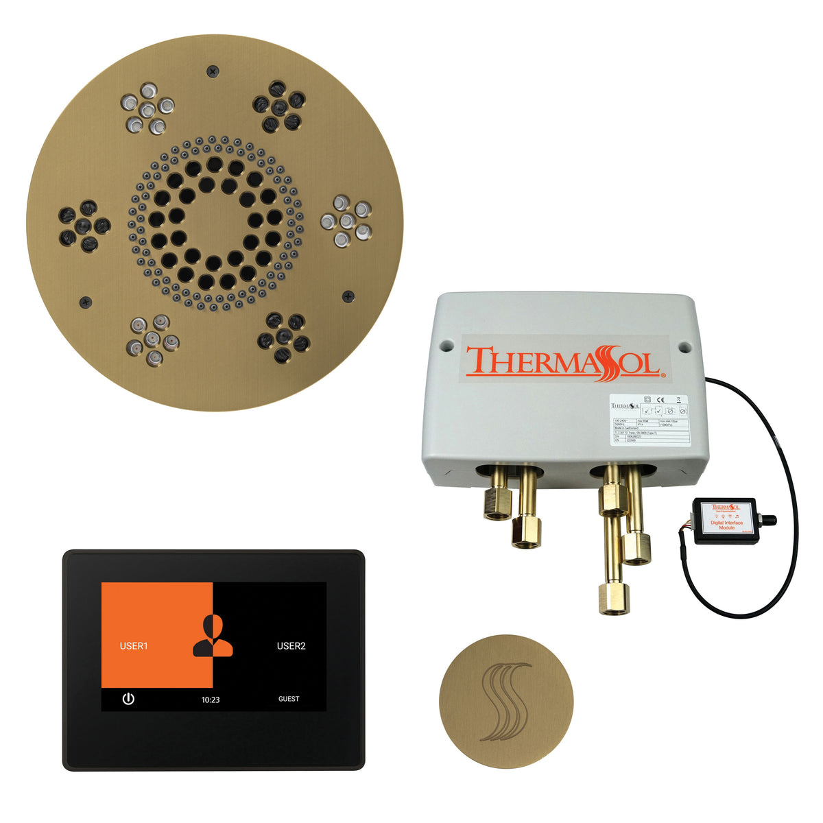 Wellness - Steam Shower Package with Round Trim