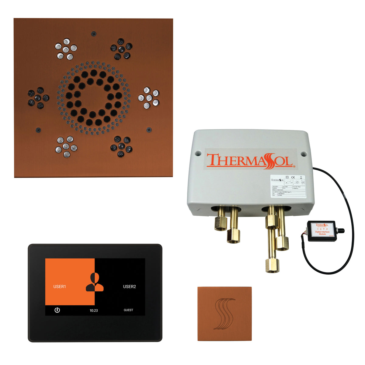Wellness - Steam Shower Package with Square Trim