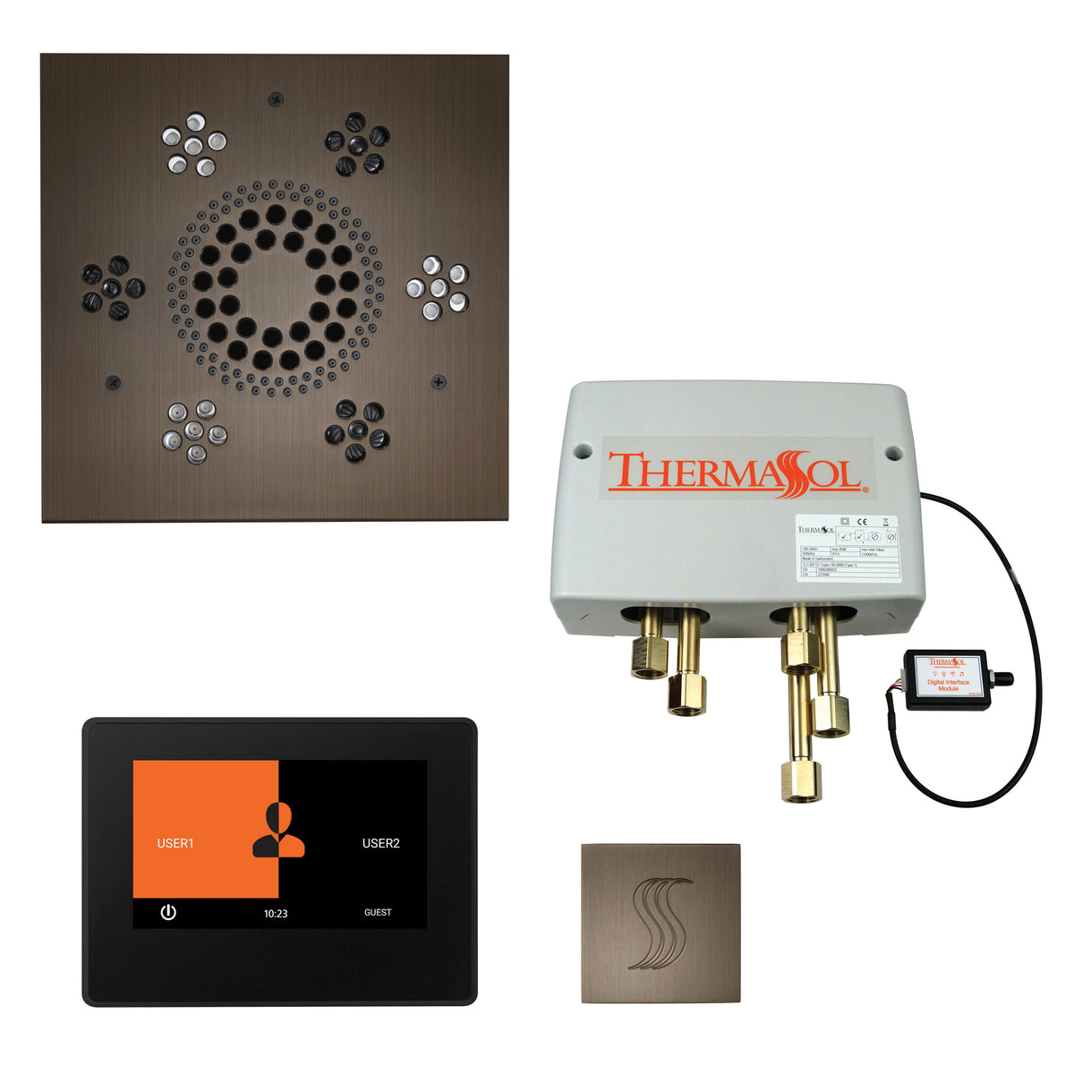 Wellness - Steam Shower Package with Square Trim